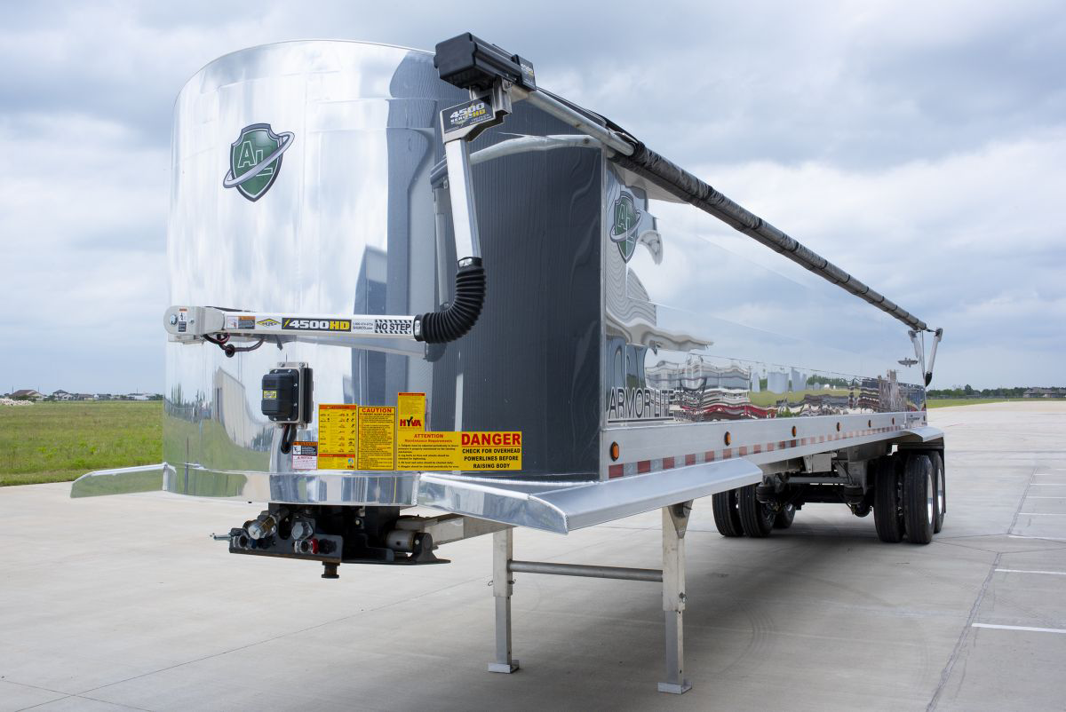 alum smooth side end dump