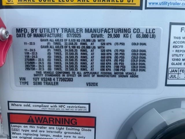 2026 UTILITY 4000D-X 11032570317 2026 UTILITY 4000D-X 11032570317